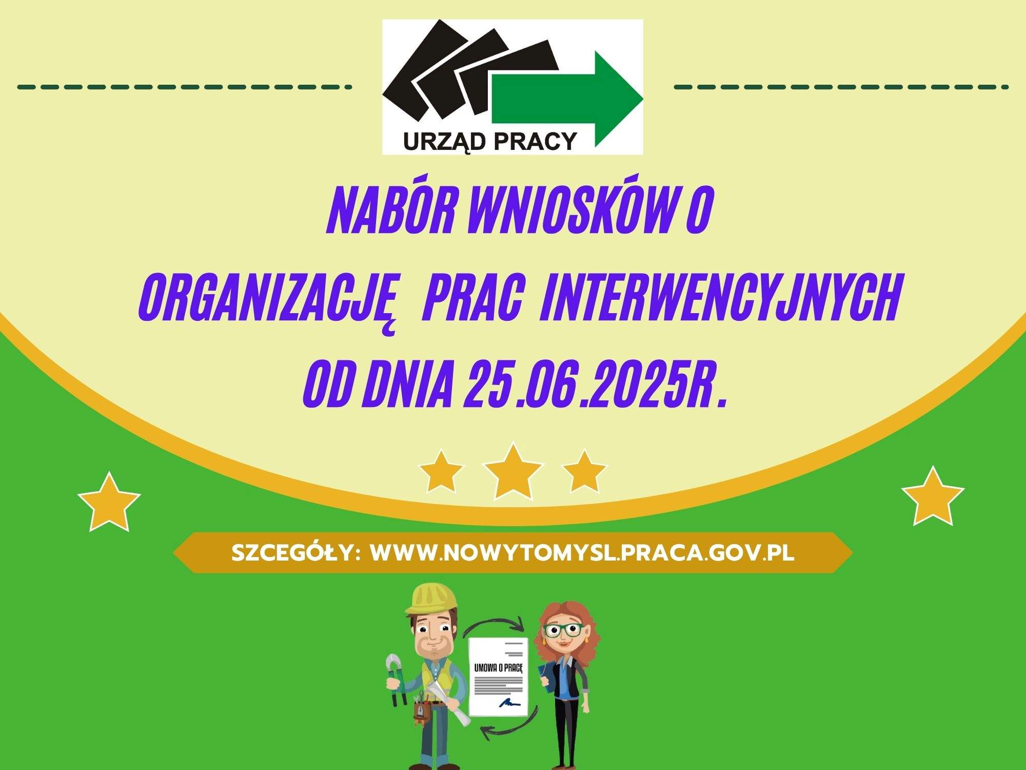 Zdjęcie artykułu Nabór wniosków o zorganizowanie prac interwencyjnych ze środków Funduszu Pracy