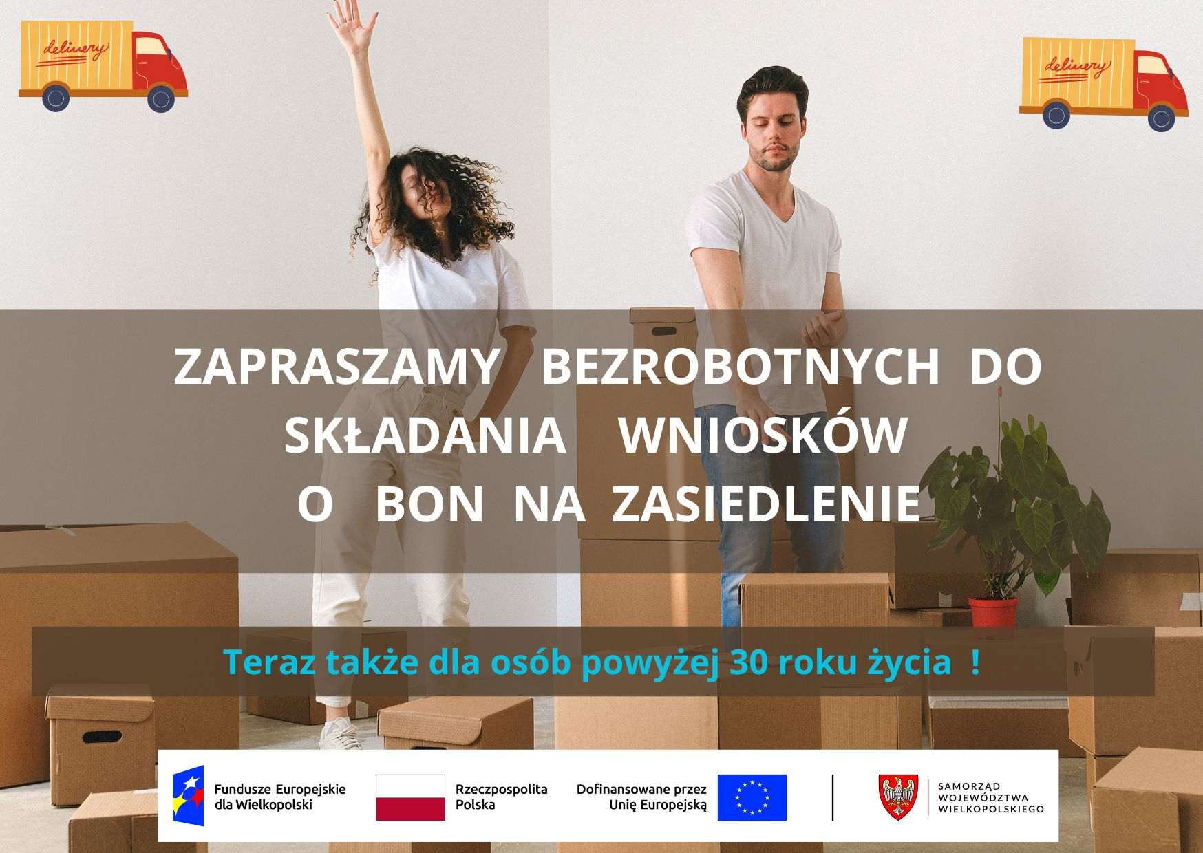 Zdjęcie artykułu NABÓR WNIOSKÓW O PRZYZNANIE BONU NA ZASIEDLENIE ZE ŚRODKÓW EFS PLUS