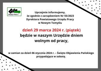 Zdjęcie artykułu Powiatowy Urząd Pracy NIECZYNNY 29.03.2024r.