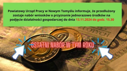 Zdjęcie artykułu Przedłużony nabór wniosków o przyznanie  jednorazowo...